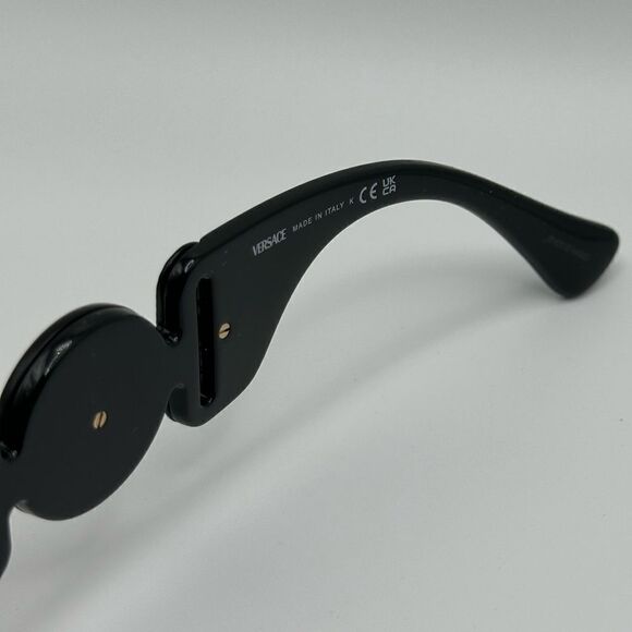 VERSACE Sunglasses VE4425U 536087 Black Dark Grey Unisex Sunglasses NEW - Picture 6 of 11